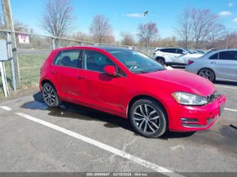 VOLKSWAGEN GOLF TSI S 4-DOOR/TSI SE 4-DOOR/TSI SEL 4-DOOR/TSI WOLFSBURG EDITION 4-DOOR