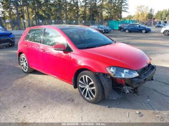 VOLKSWAGEN GOLF TSI S 4-DOOR/TSI SE 4-DOOR/TSI SEL 4-DOOR/TSI WOLFSBURG EDITION 4-DOOR