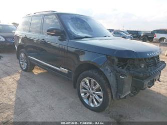 LAND ROVER RANGE ROVER 3.0L V6 TURBOCHARGED DIESEL HSE TD6