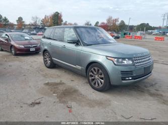 LAND ROVER RANGE ROVER 3.0L V6 TURBOCHARGED DIESEL HSE TD6