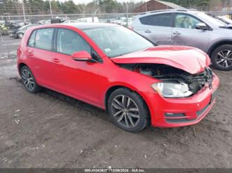 VOLKSWAGEN GOLF TSI S 4-DOOR/TSI SE 4-DOOR/TSI SEL 4-DOOR/TSI WOLFSBURG EDITION 4-DOOR