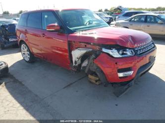 LAND ROVER RANGE ROVER SPORT 3.0L V6 SUPERCHARGED HSE