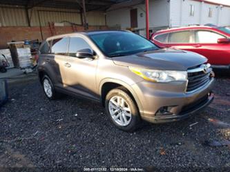 TOYOTA HIGHLANDER LE