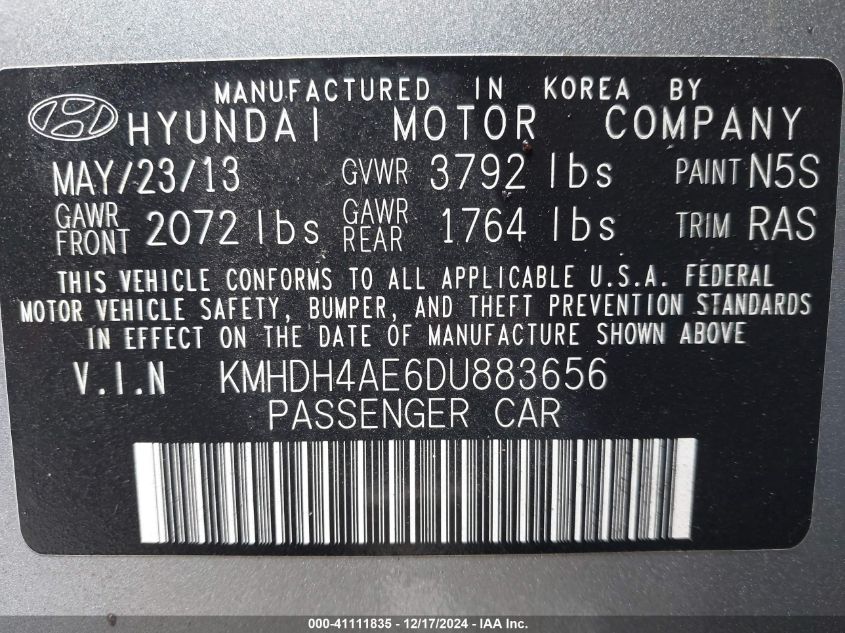 HYUNDAI ELANTRA LIMITED